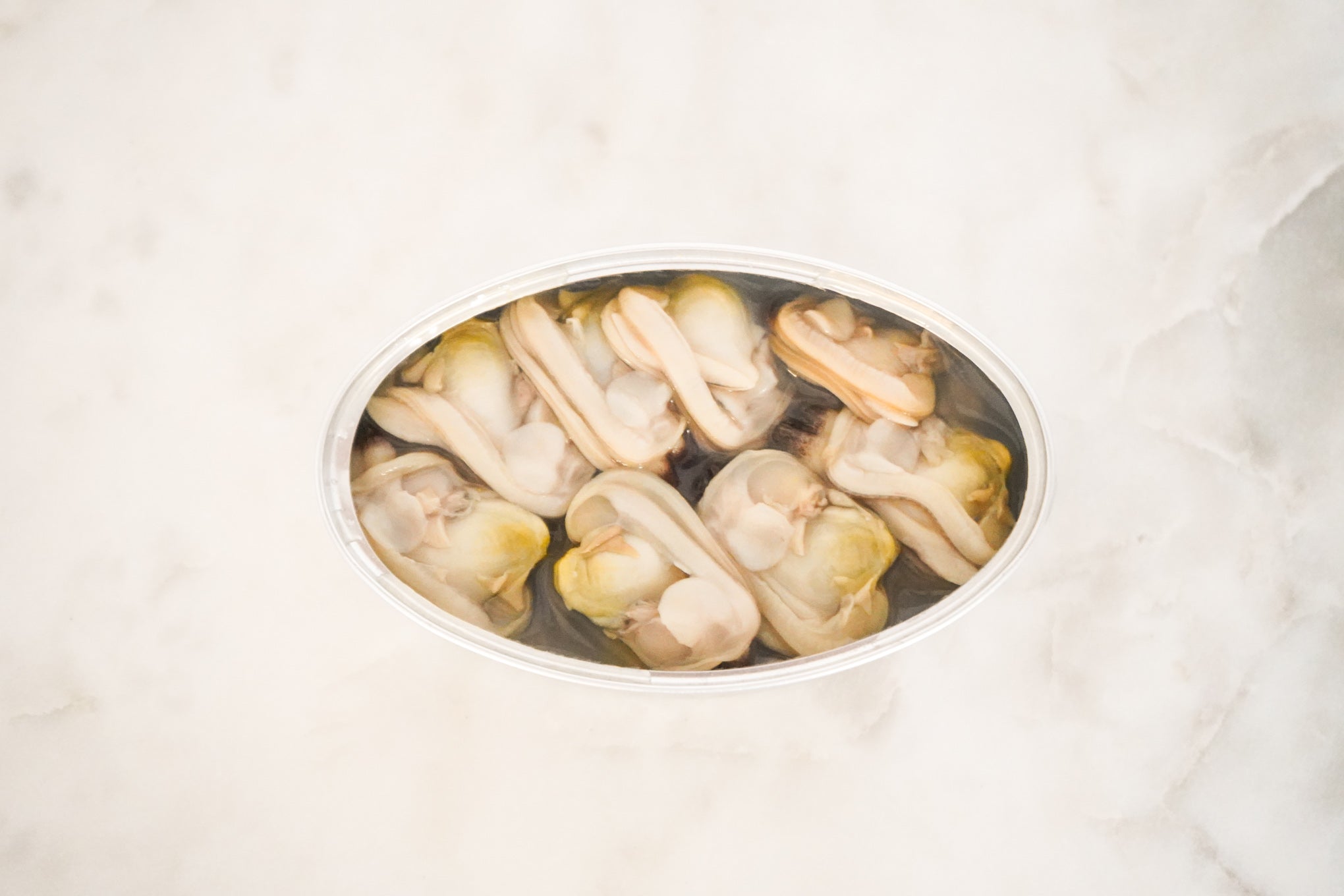 King size clams in can