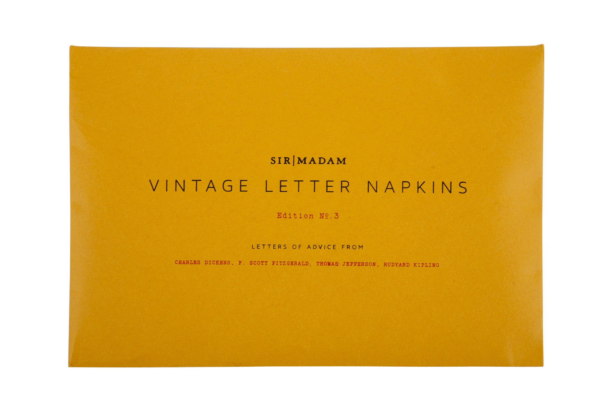 Vintage letter napkins envelope 