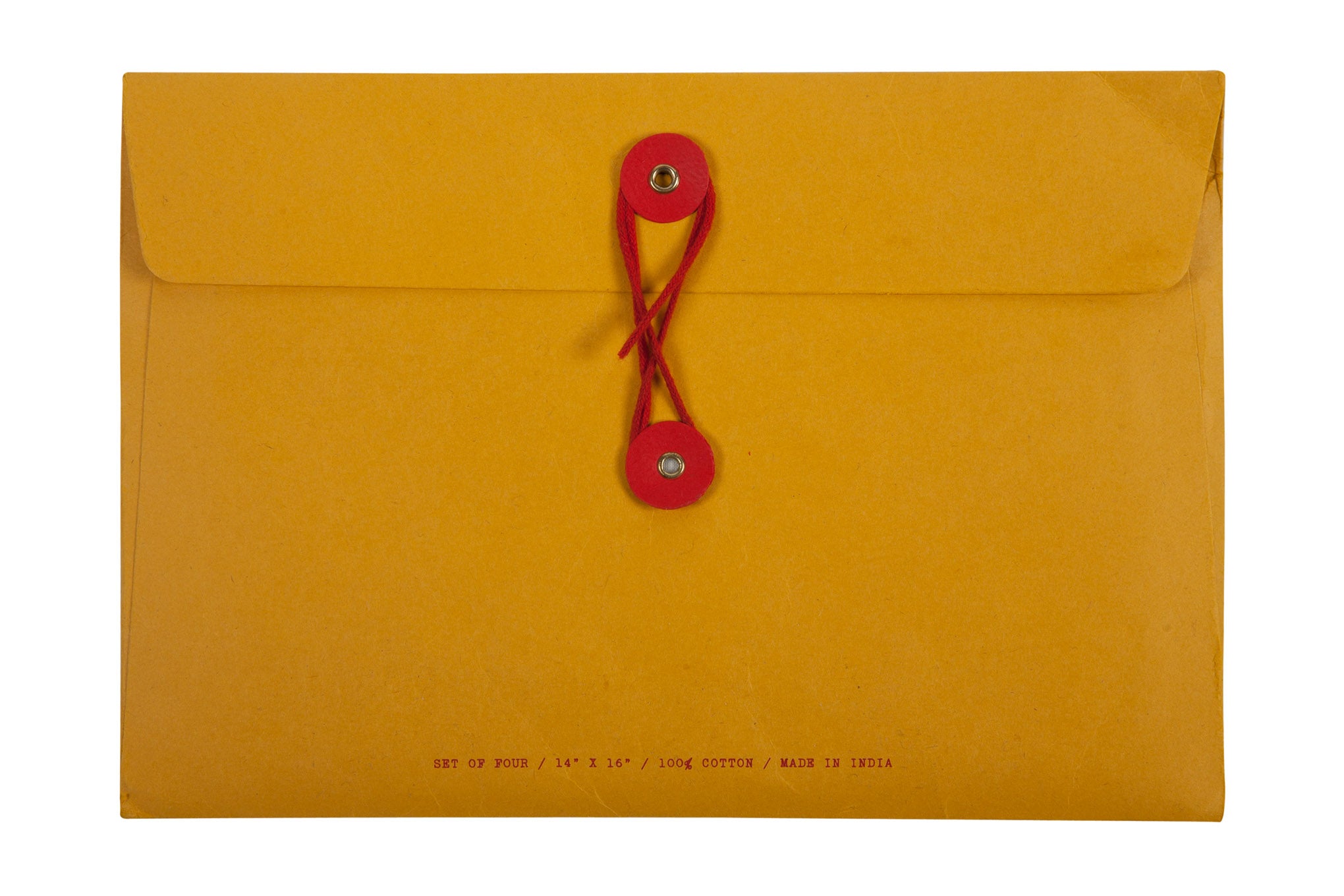 Back of vintage letter napkins envelope