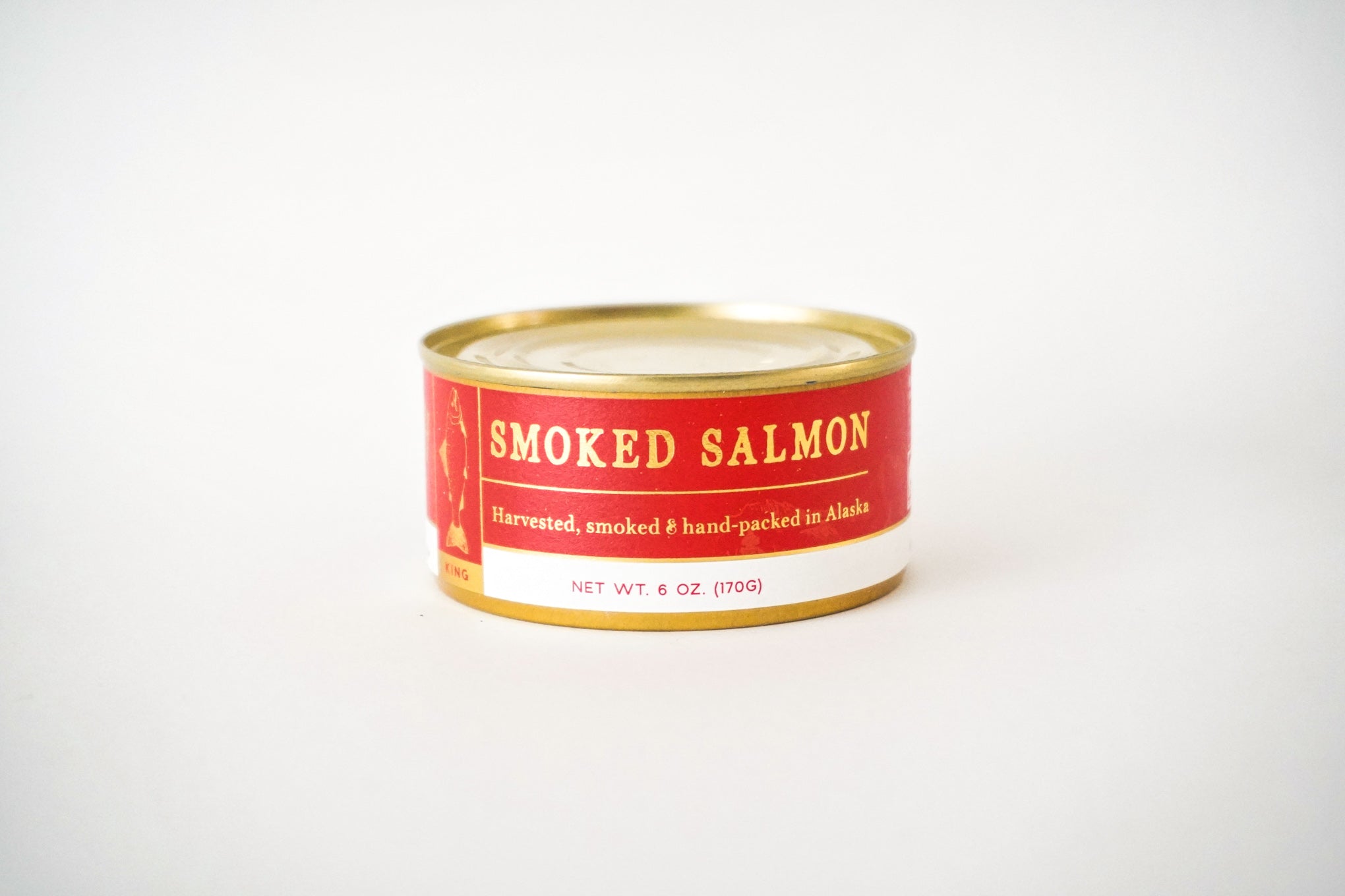 Smoked King Salmon can